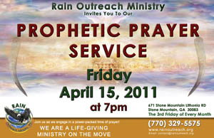 Prophetic Prayer Service